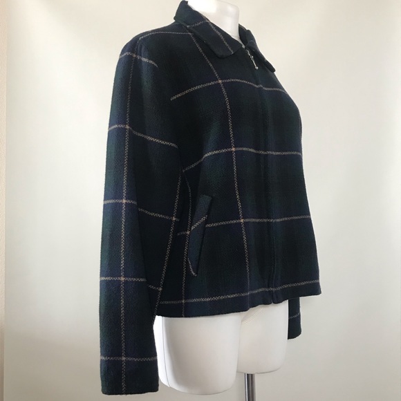 Vintage DAVID PAUL Plaid Zip Up Jacket - Picture 3 of 8